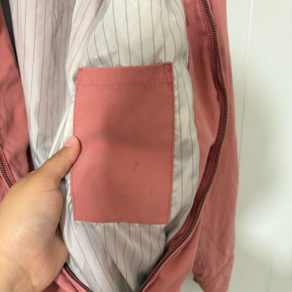 Peter Millar Mens Golf Jacket Salmon Full Zip Size M - Picture 7 of 12